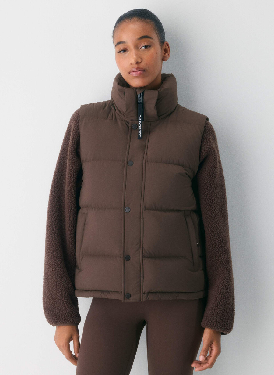 super puff-vesten – climatte mØrk oliven