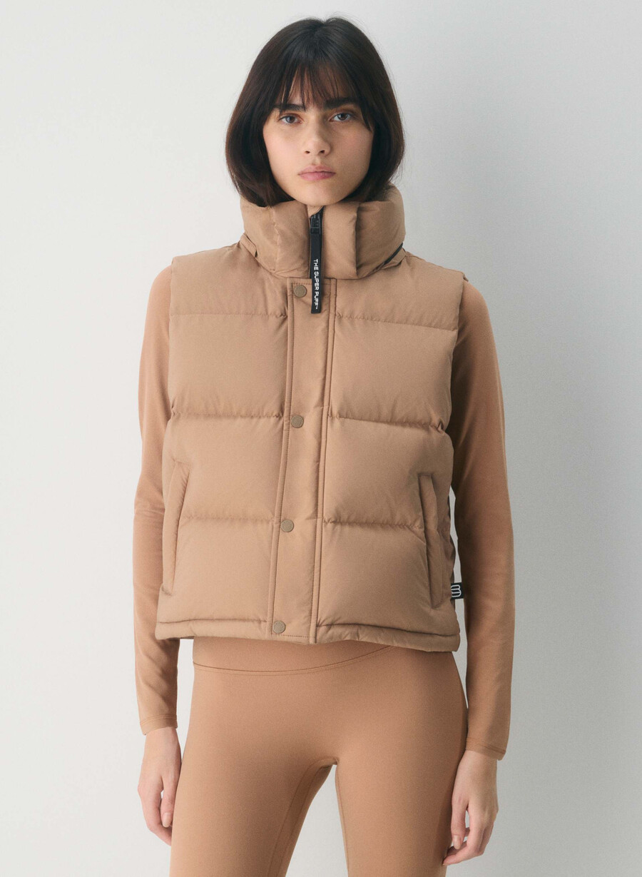 super puff shorty vest – climatte sjokolademousse