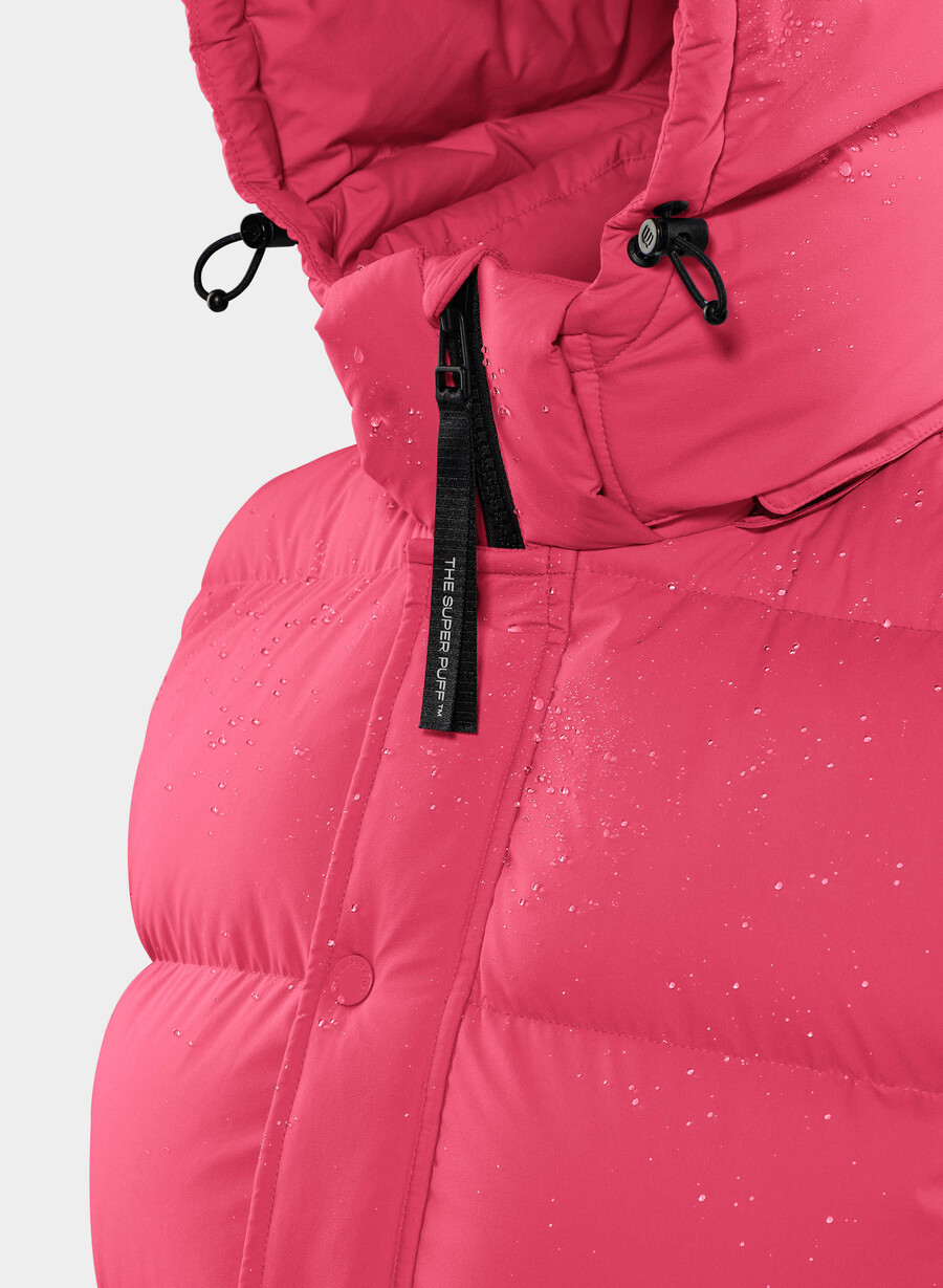 super puff shorty vest - climatte wink rosa