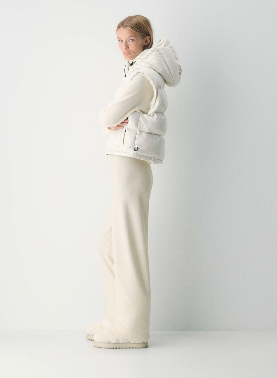 super puff shorty vest - høyglanset bjØrk
