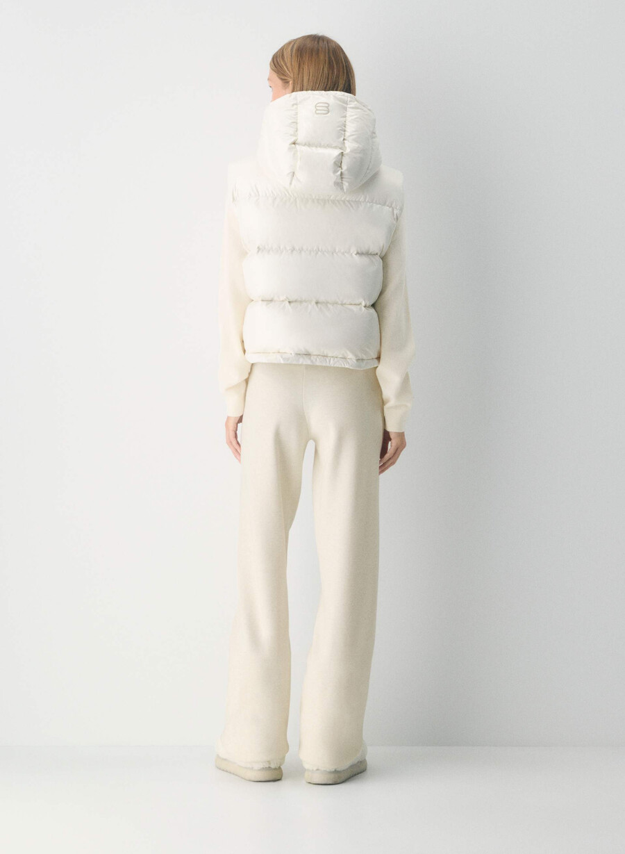 super puff shorty vest - høyglanset bjØrk