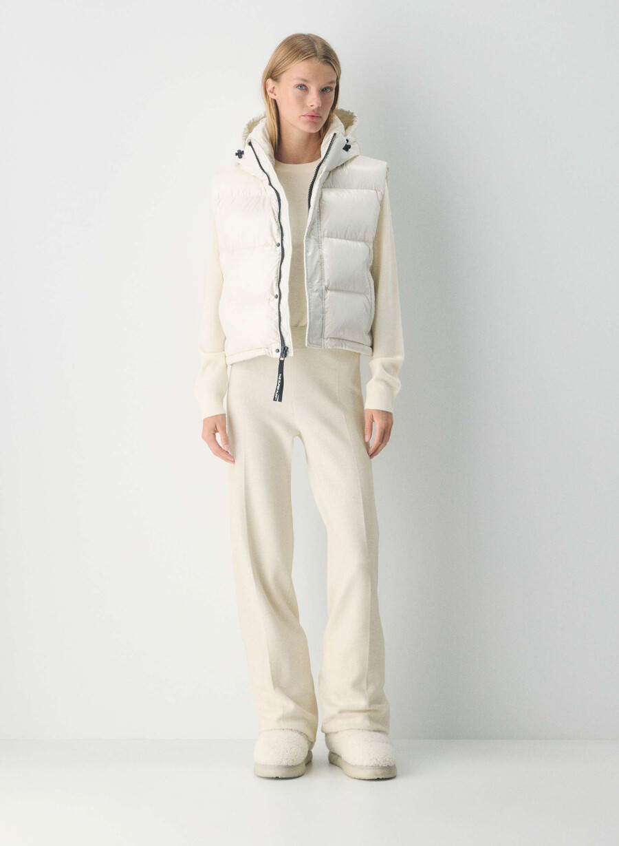 super puff shorty vest - høyglanset bjØrk