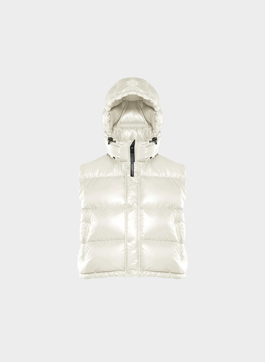super puff shorty vest - høyglanset bjØrk