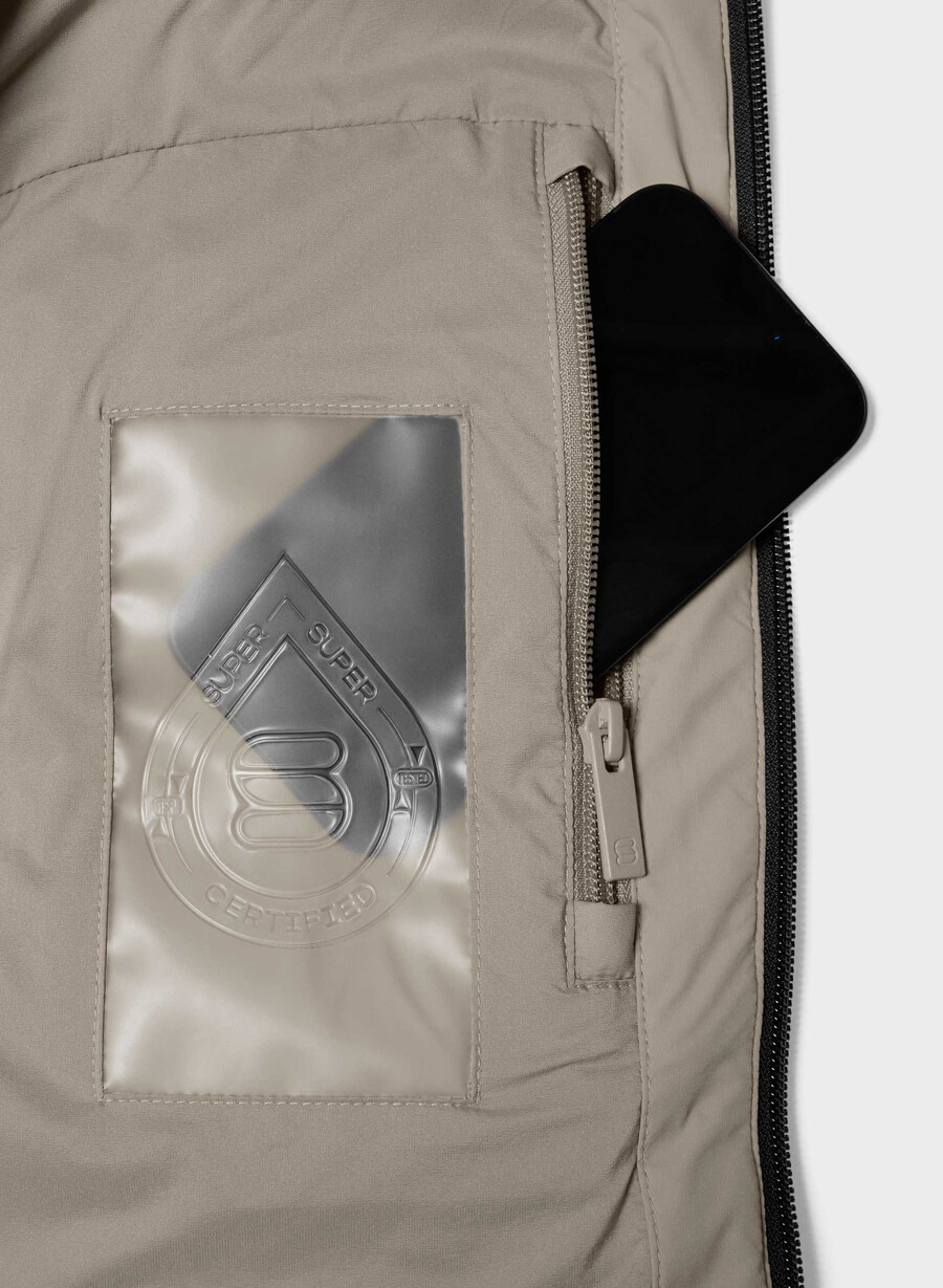 super puff₂o – rainstop moderne taupe