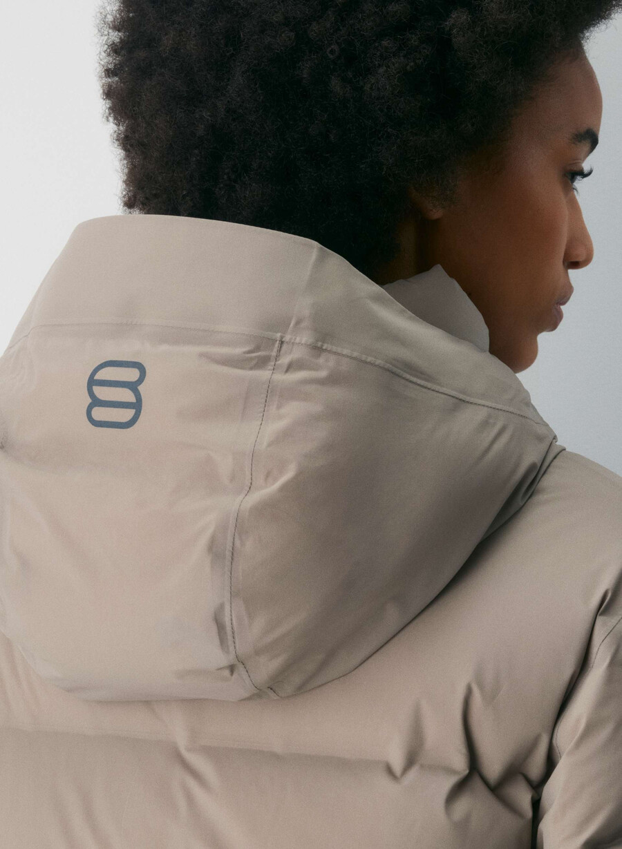 super puff₂o – rainstop moderne taupe