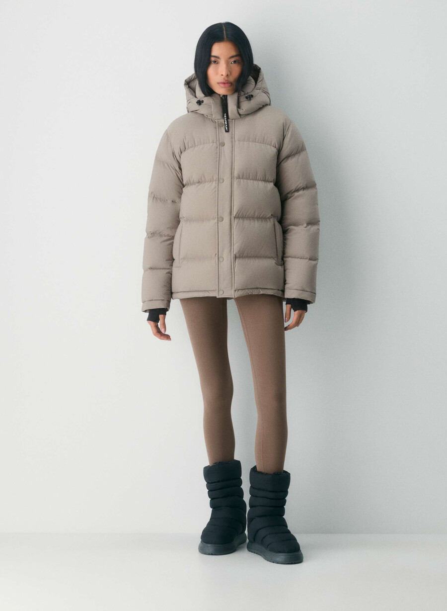 super puff climatte moderne taupe