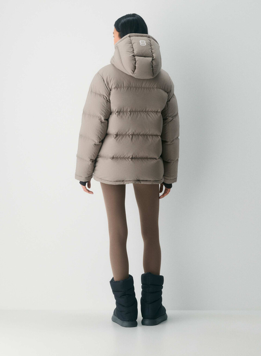 super puff climatte moderne taupe