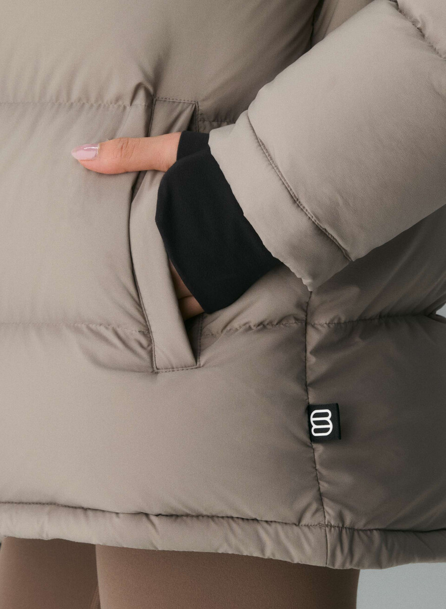 super puff climatte moderne taupe