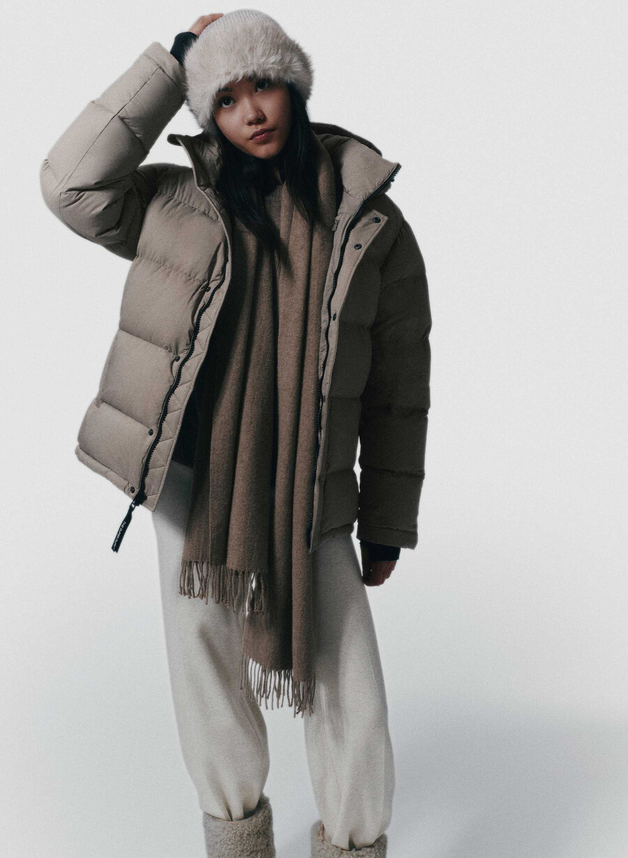super puff climatte moderne taupe