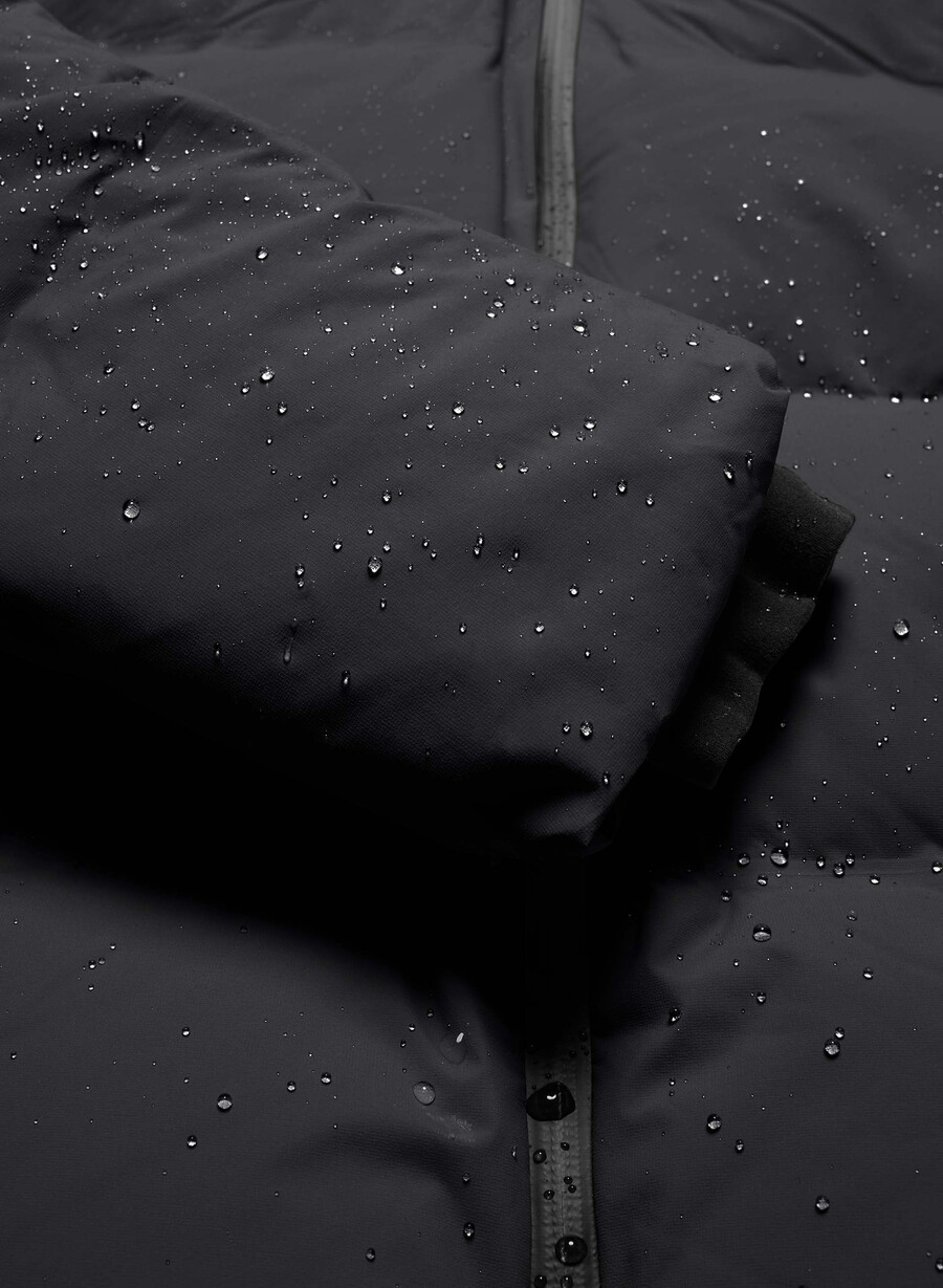 super puff₂o herrejakke – rainstop svart