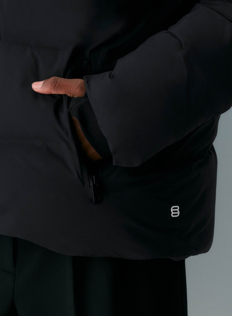 super puff₂o herrejakke – rainstop svart