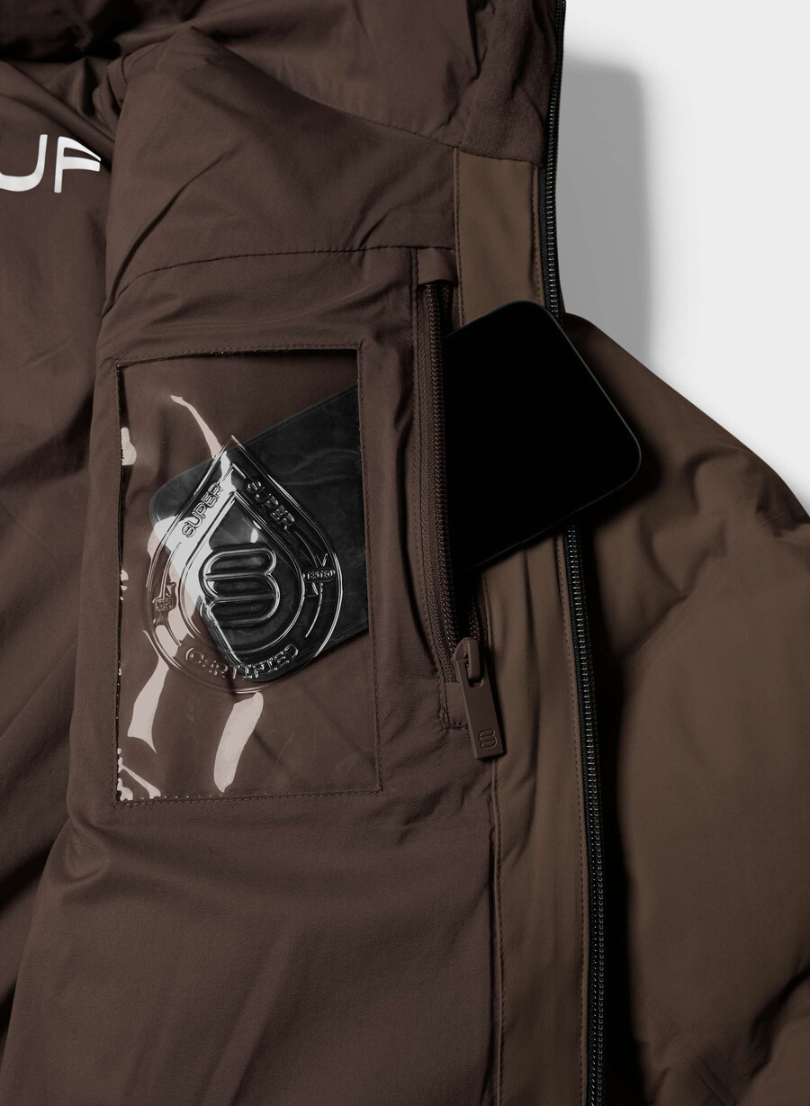 super puff₂o herre – rainstop mokkabrun
