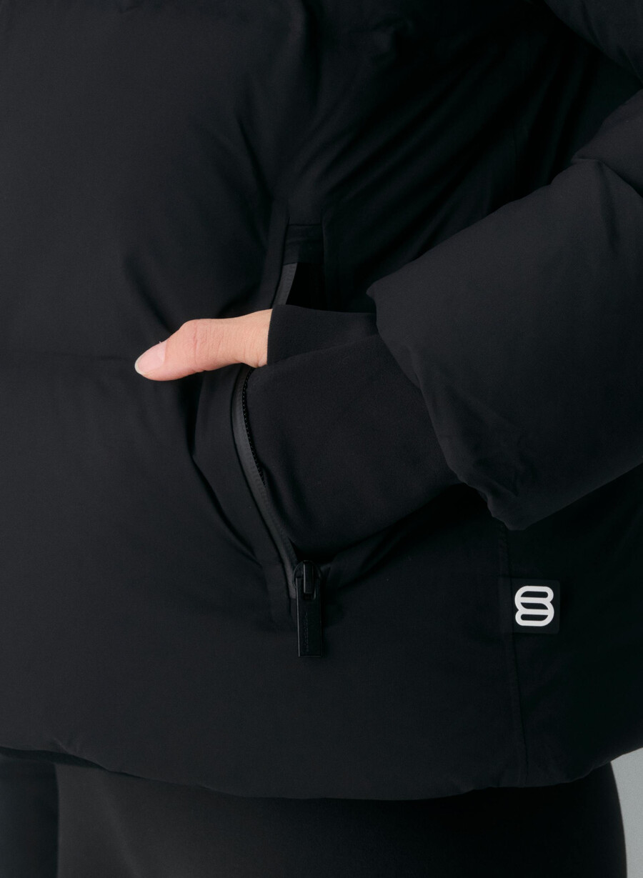 super puff₂o shorty – rainstop svart