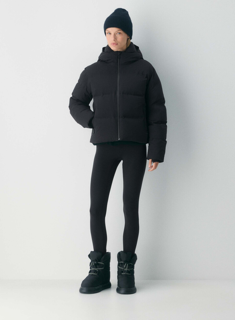 super puff₂o shorty – rainstop svart