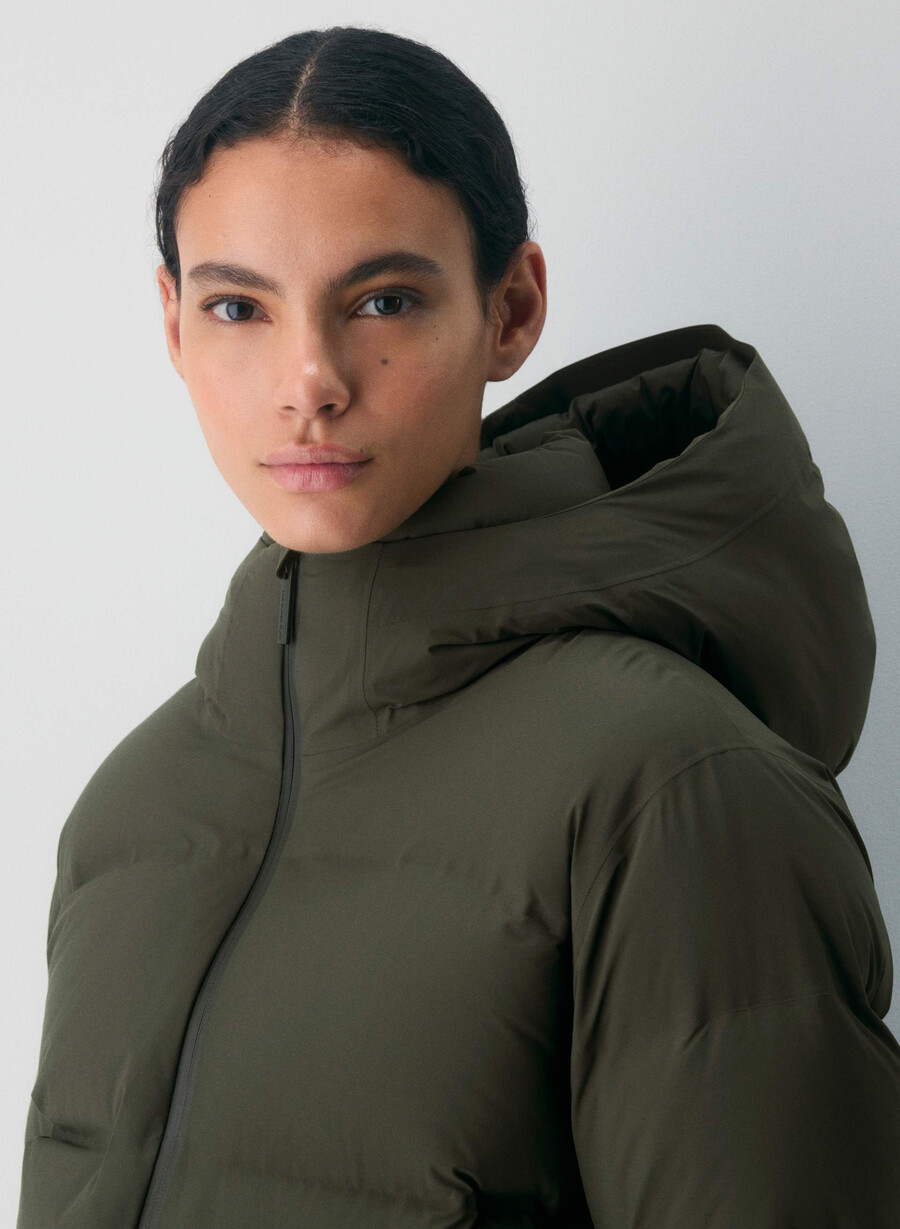 super puff₂o shorty – rainstop flintgrØnn
