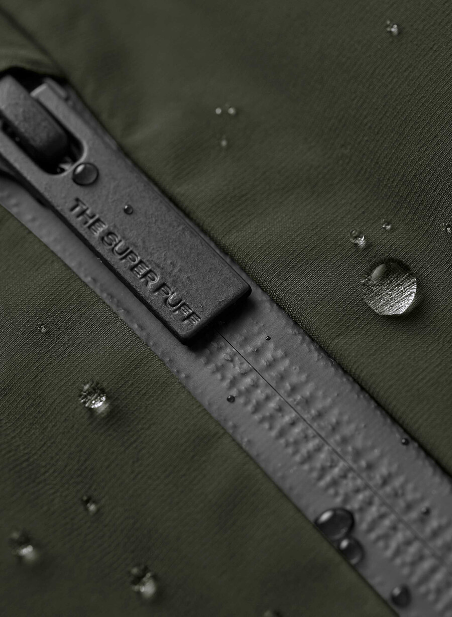 super puff₂o shorty – rainstop flintgrØnn