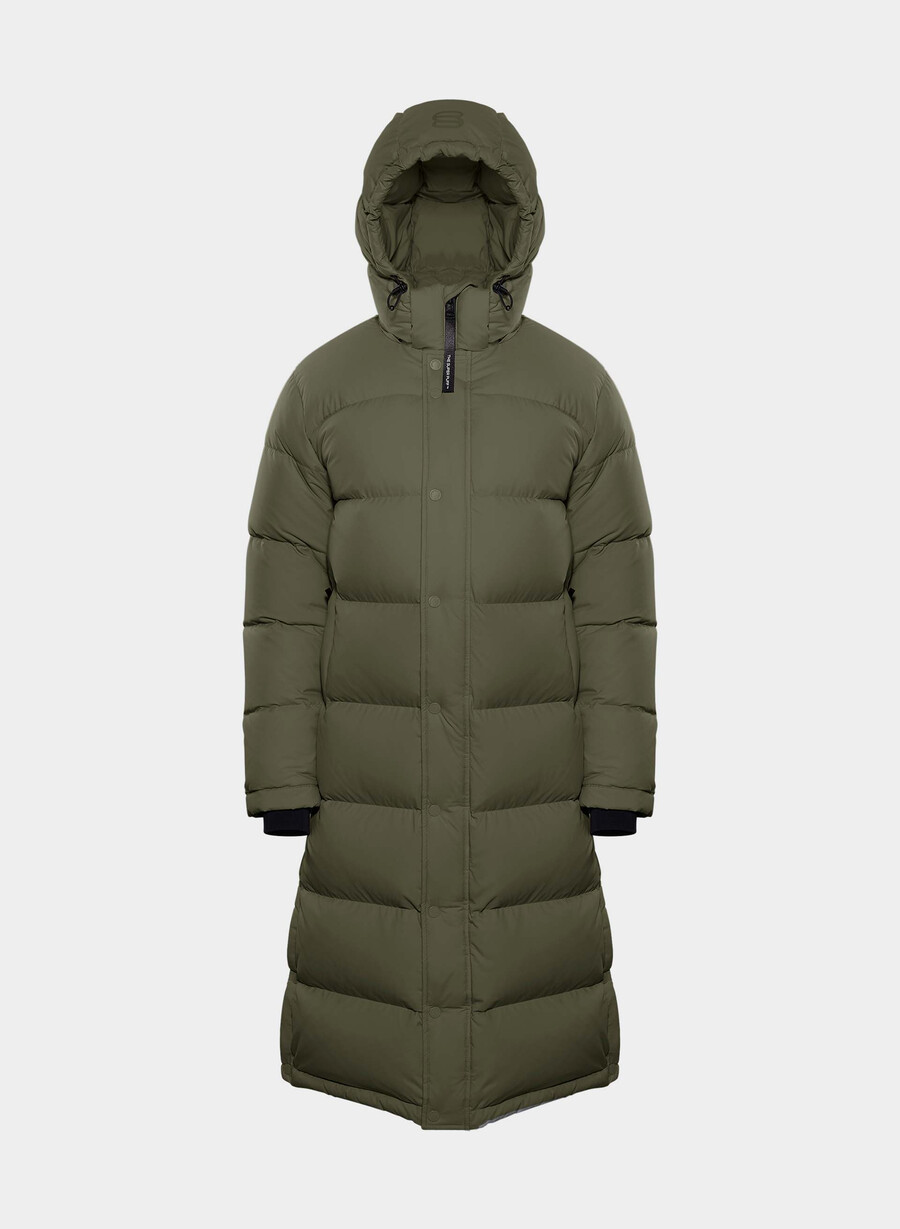 the super puff lang - climatte mØrk oliven