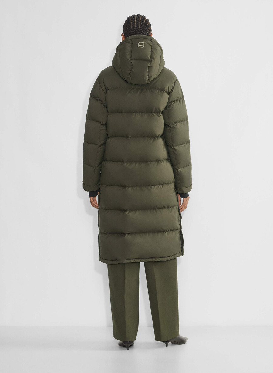 the super puff lang - climatte mØrk oliven