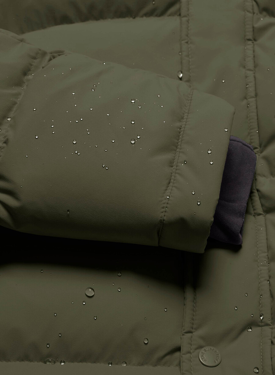 the super puff lang - climatte mØrk oliven