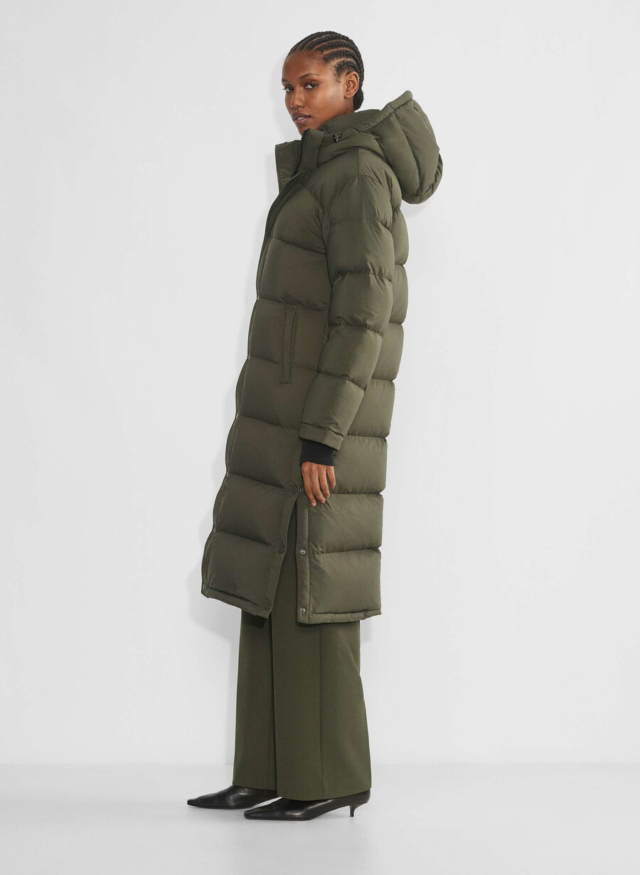 the super puff lang - climatte mØrk oliven