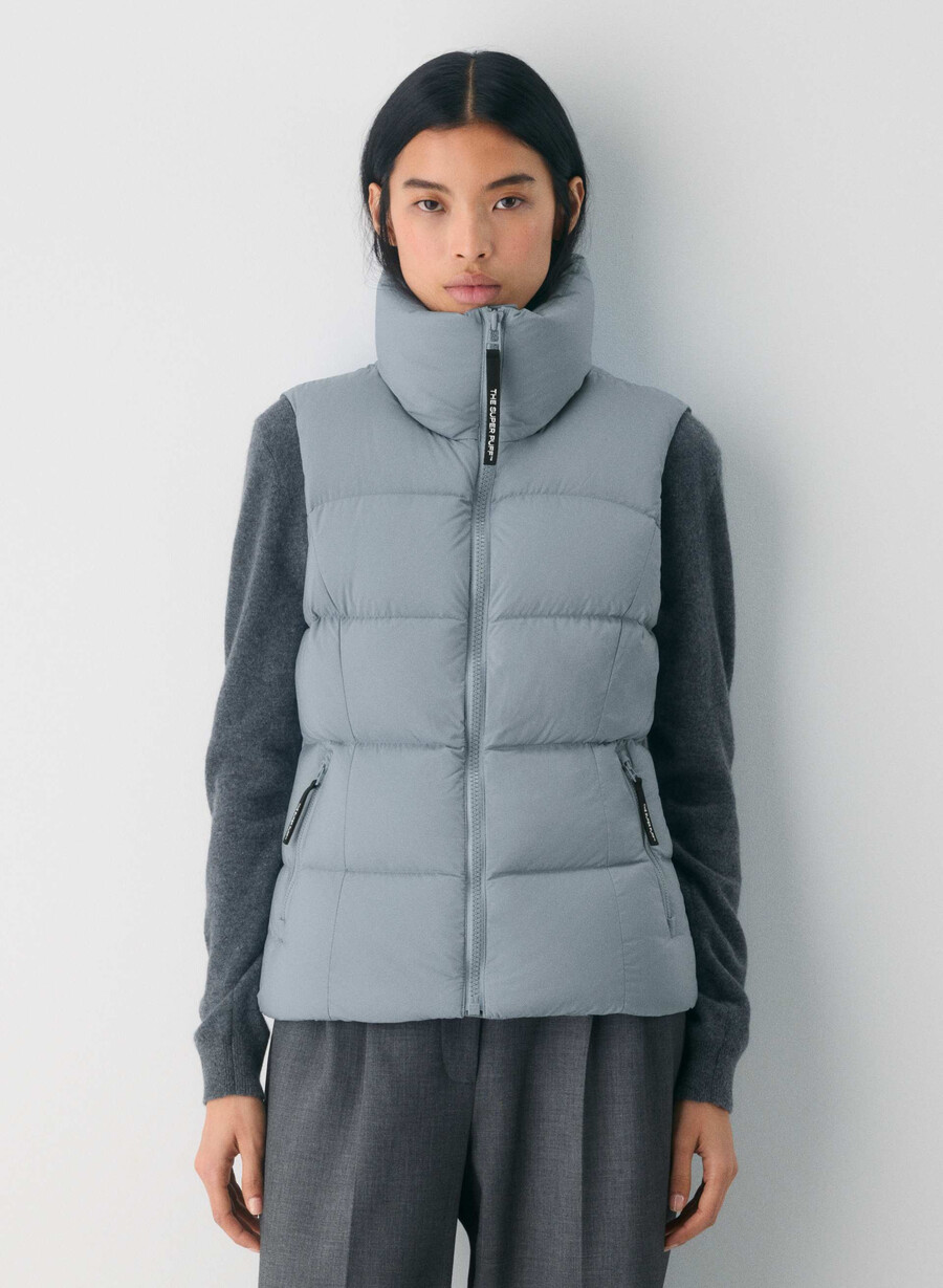 supersnug puff-vesten – climatte slab blÅ