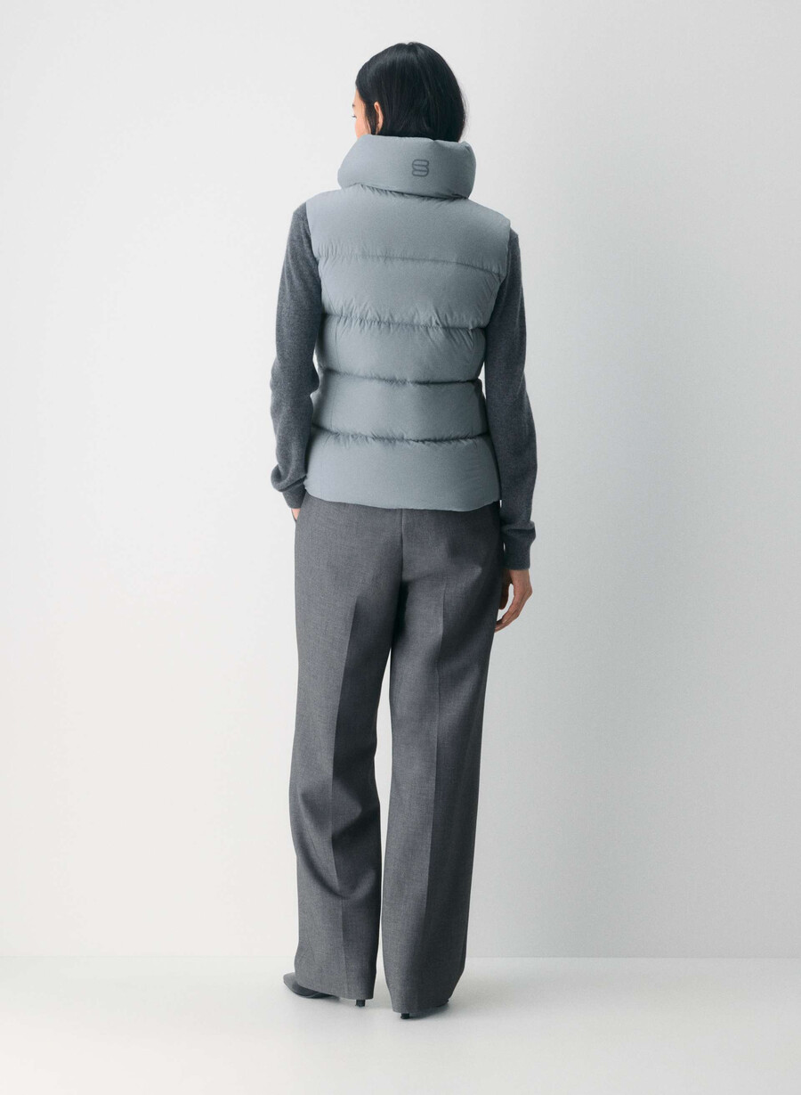 supersnug puff-vesten – climatte slab blÅ