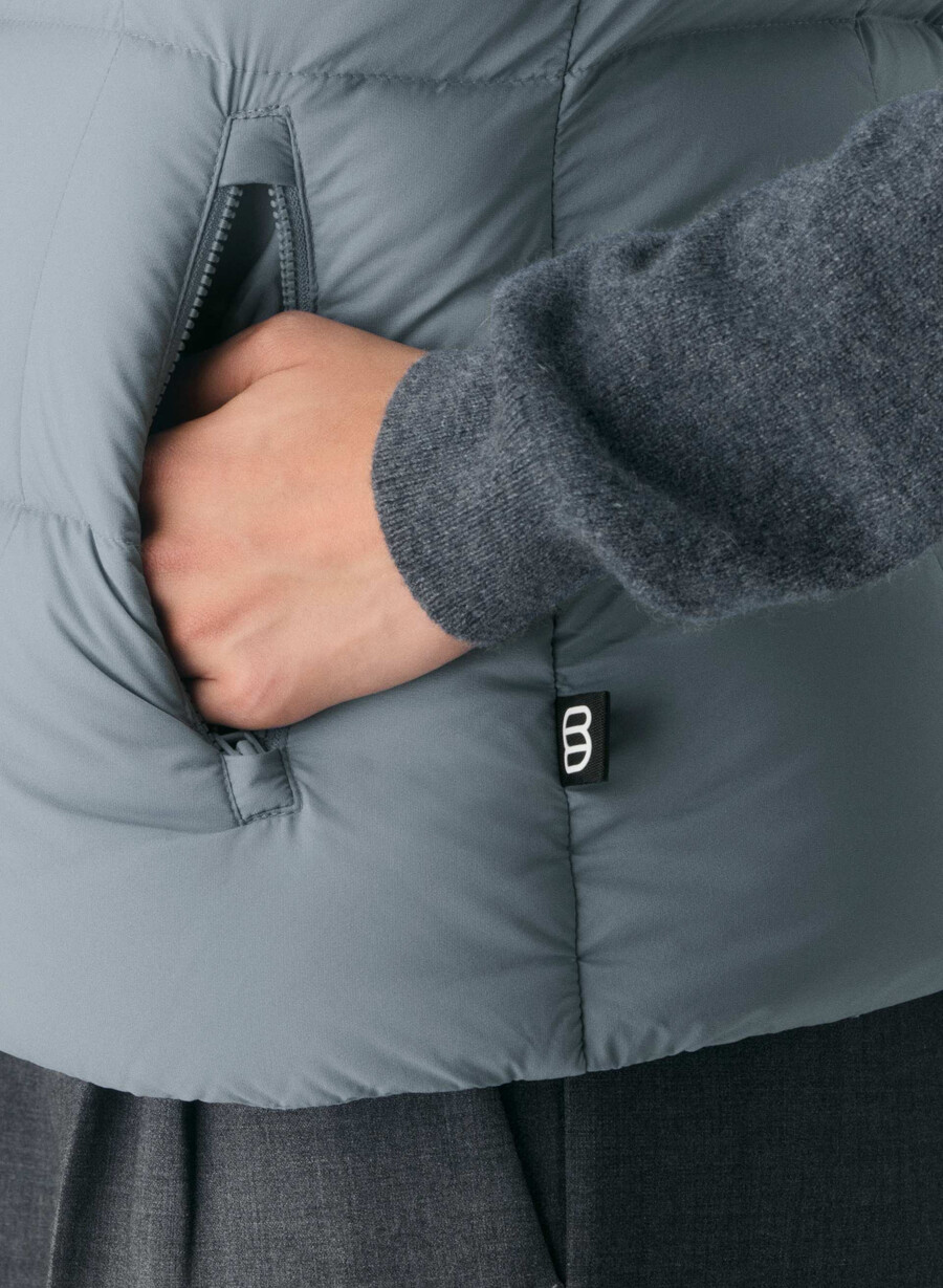 supersnug puff-vesten – climatte slab blÅ
