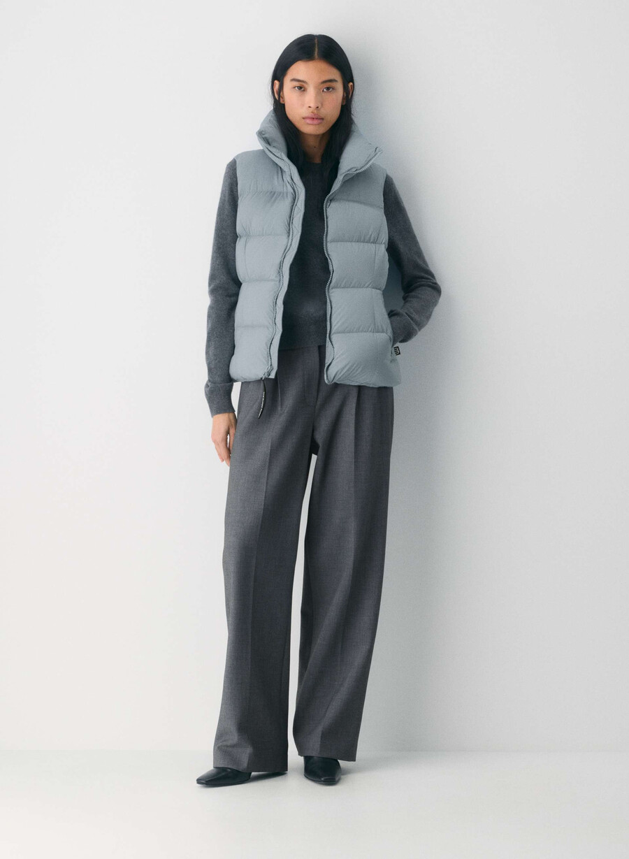 supersnug puff-vesten – climatte slab blÅ