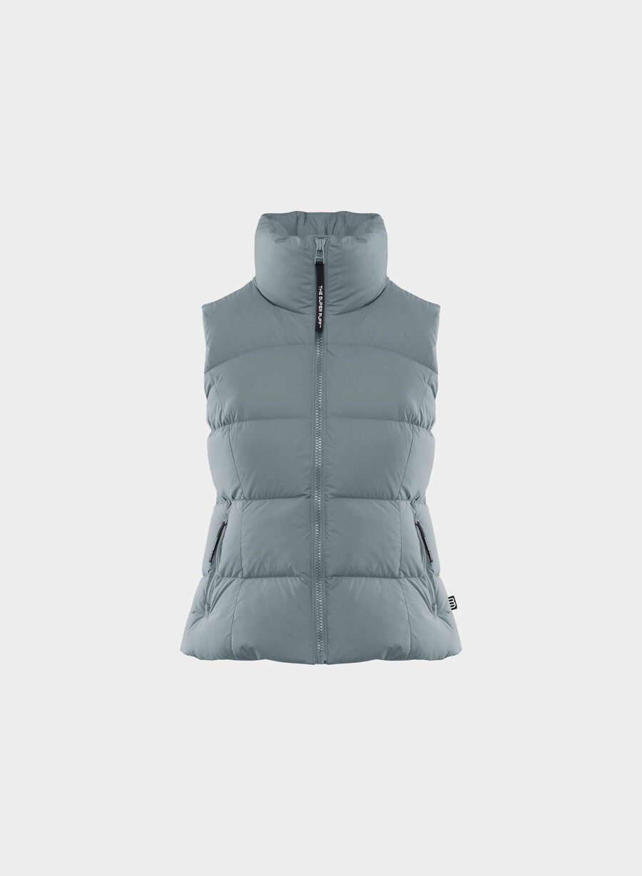 supersnug puff-vesten – climatte slab blÅ