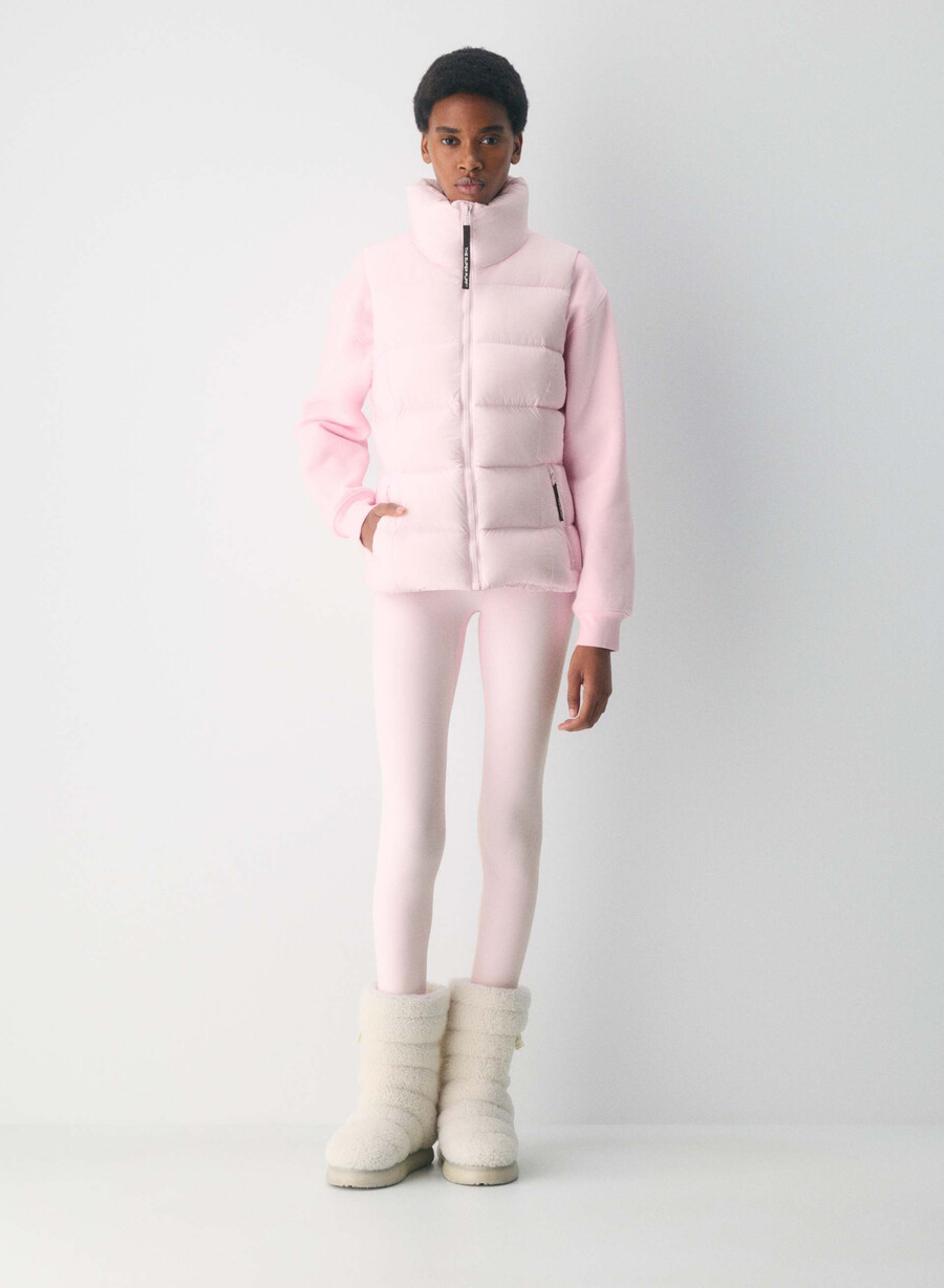 supersnug puff-vesten – climatte magnolia