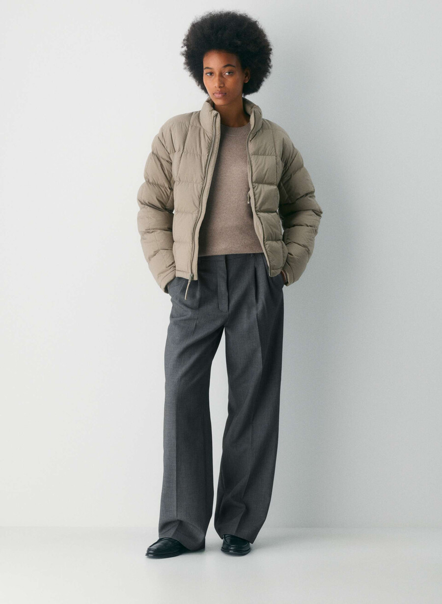 superpop puff - climatte modern taupe