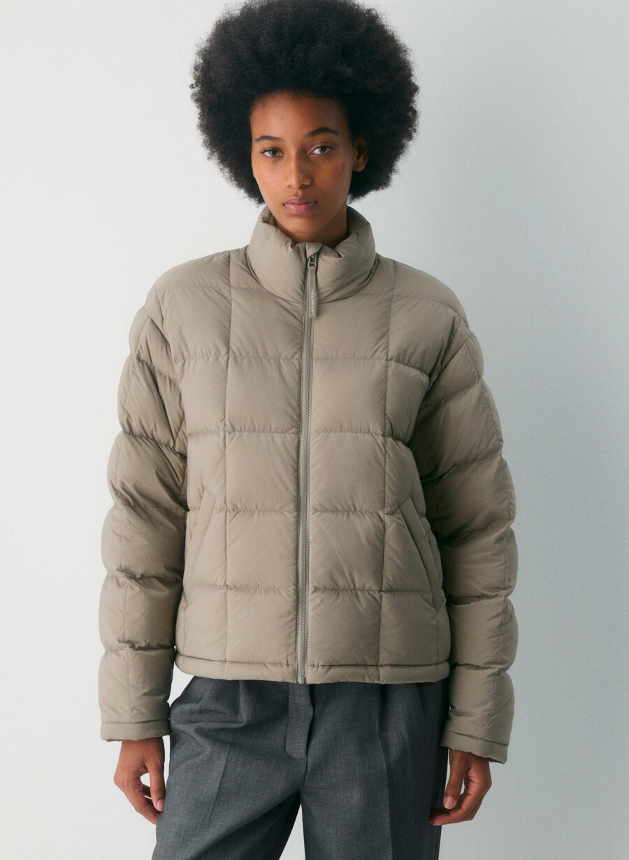 superpop puff - climatte modern taupe