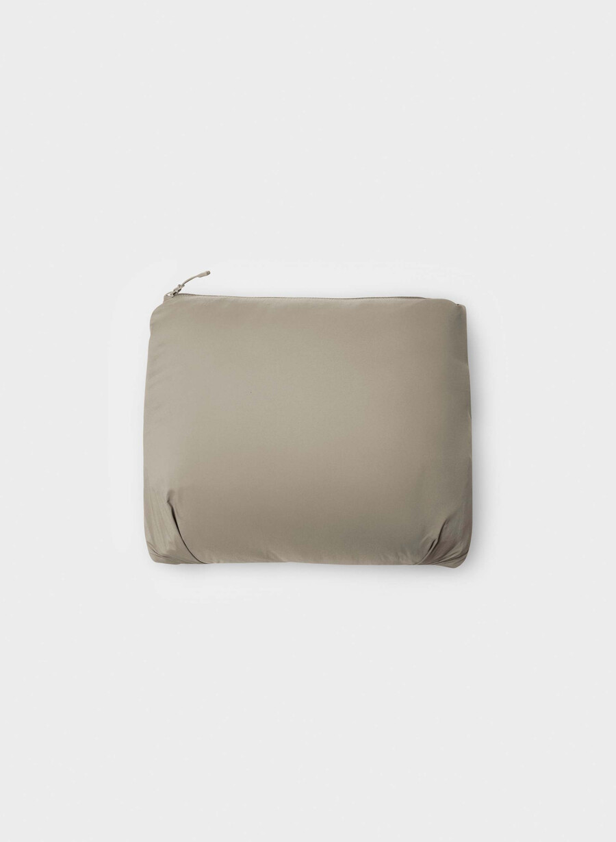 superpop puff - climatte modern taupe