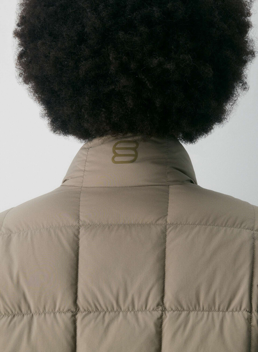 superpop puff - climatte modern taupe