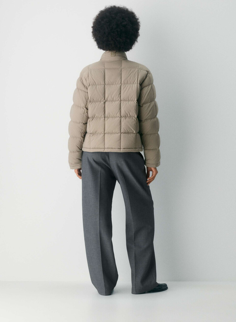 superpop puff - climatte modern taupe