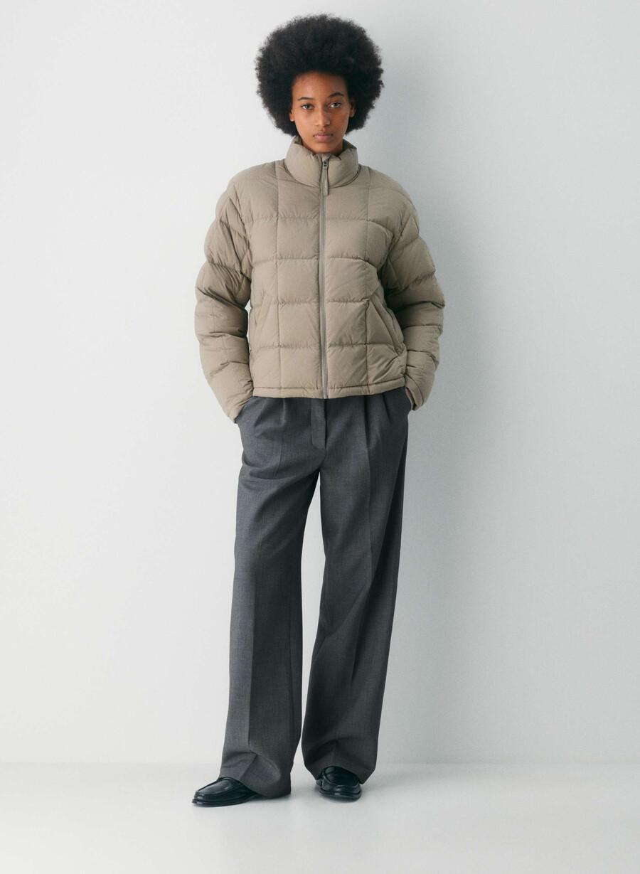 superpop puff - climatte modern taupe