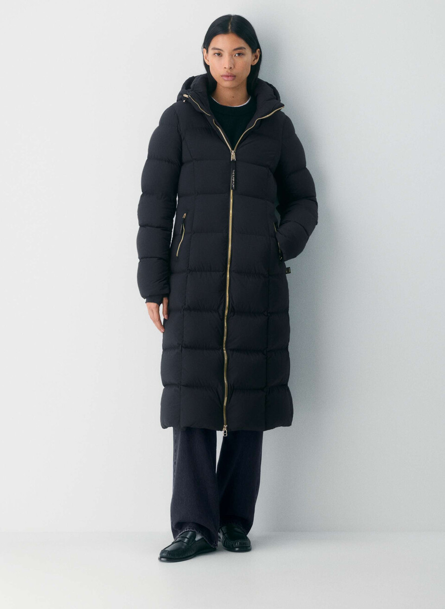supersnug puff long - climatte svartskinnende gull