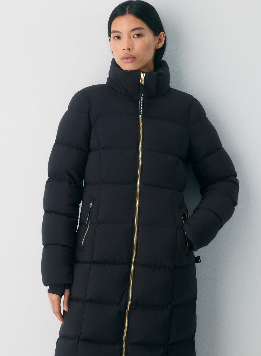 supersnug puff long - climatte svartskinnende gull