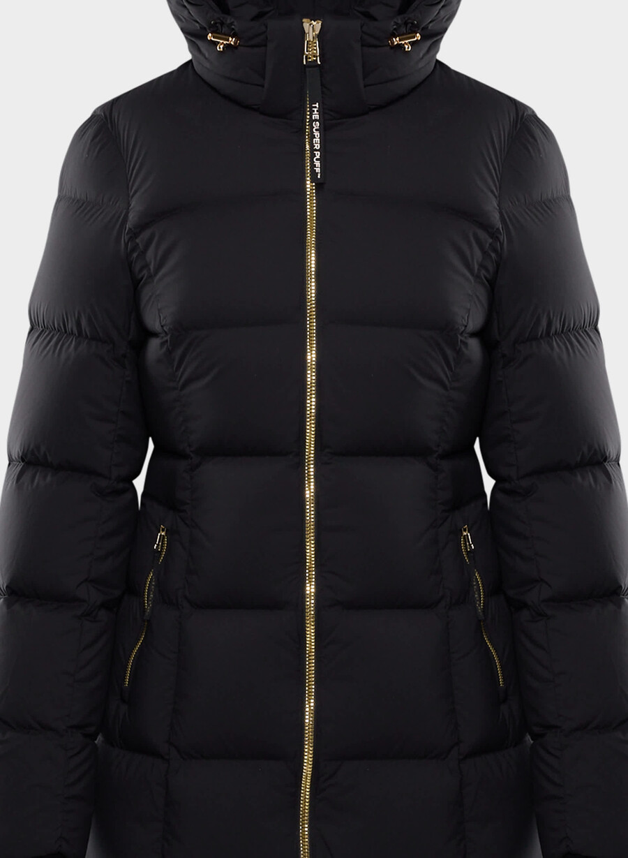 supersnug puff long - climatte svartskinnende gull