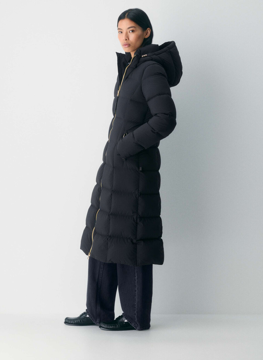 supersnug puff long - climatte svartskinnende gull