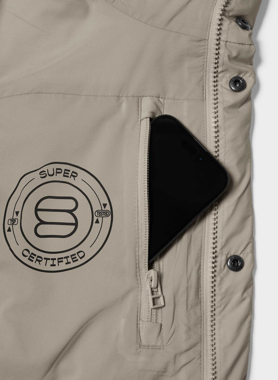 super après puff - climatte modern taupe