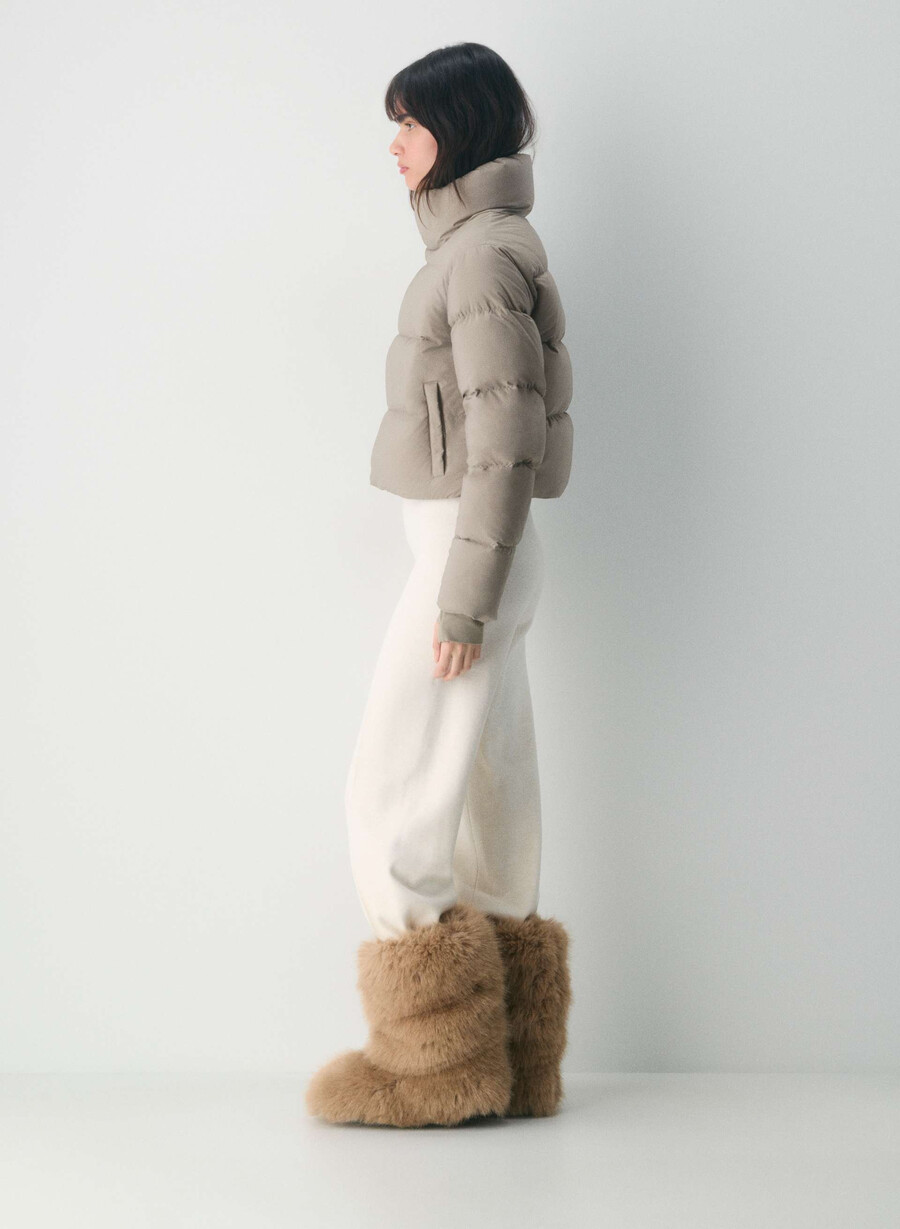 super après puff - climatte modern taupe