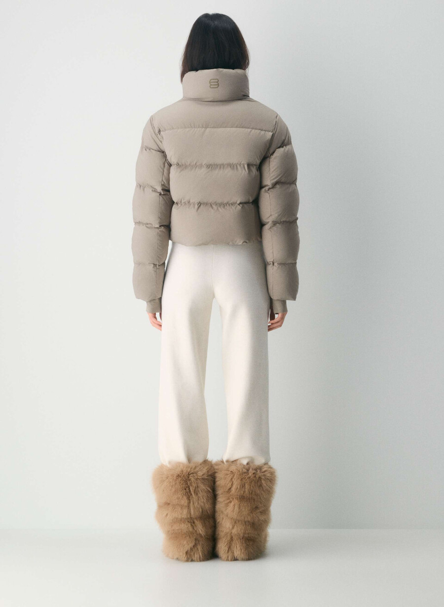 super après puff - climatte modern taupe