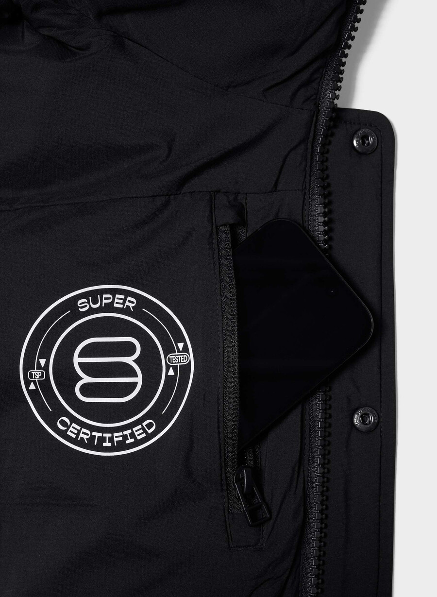 super chalet puff – climatte svartsvart