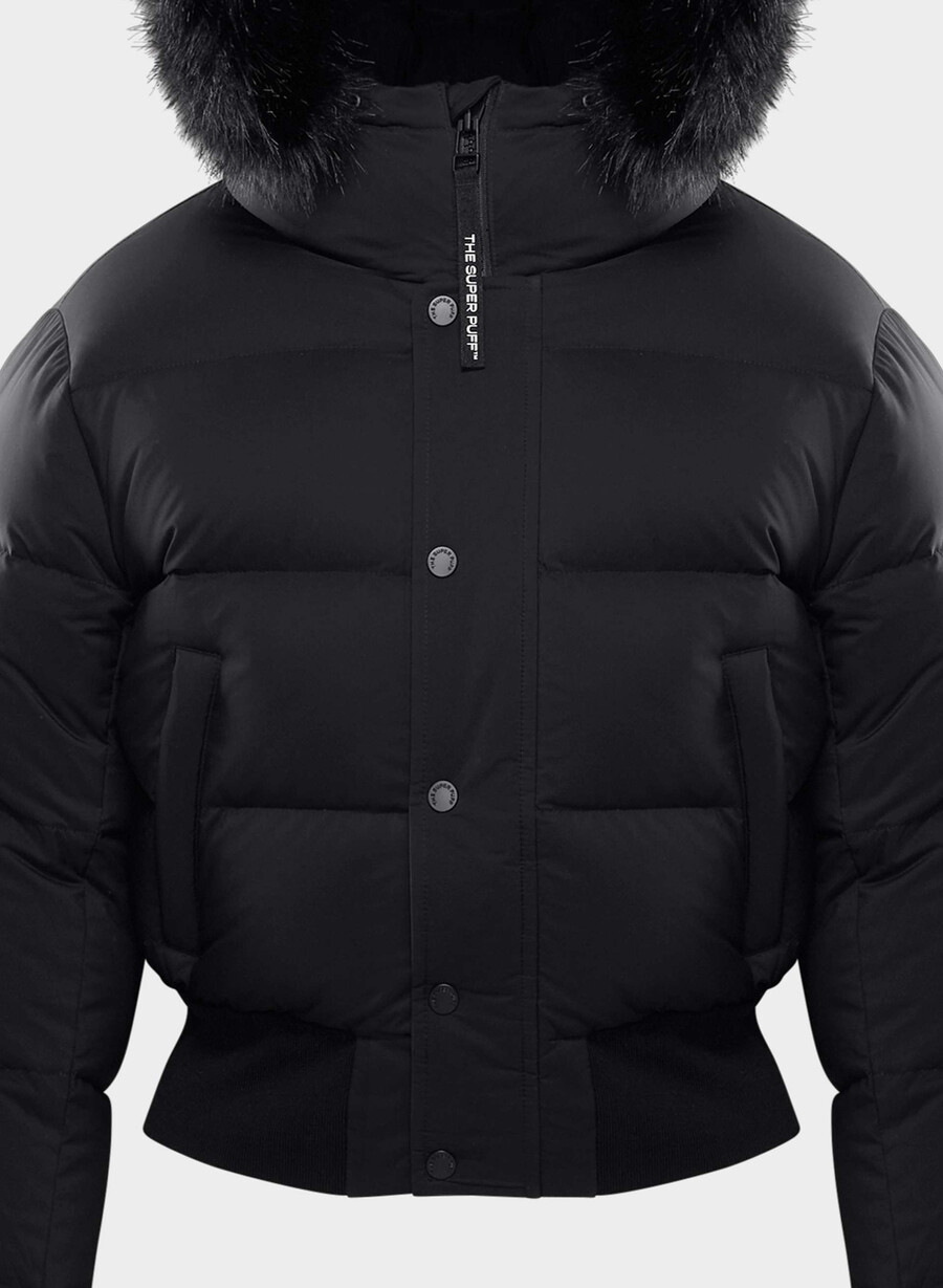 super chalet puff – climatte svartsvart