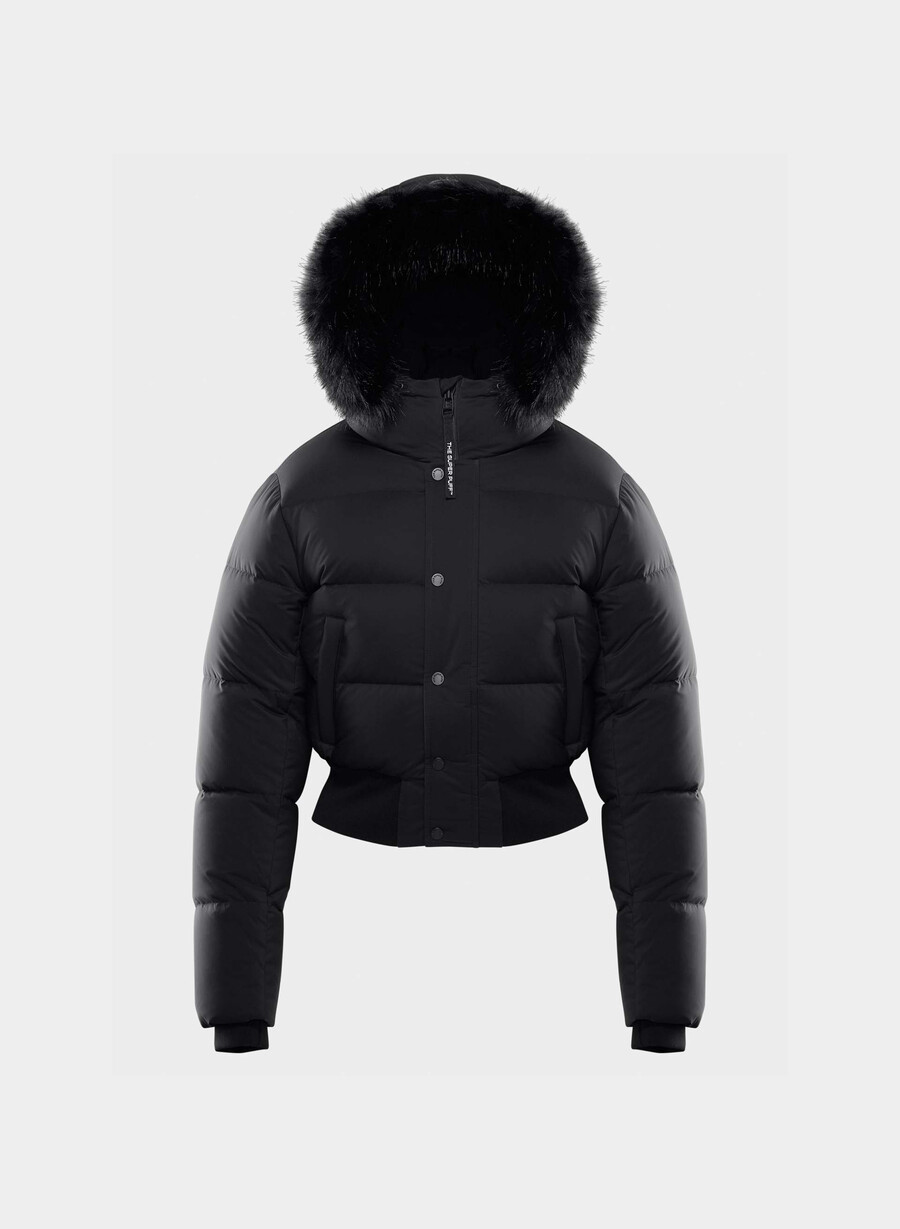 super chalet puff – climatte svartsvart