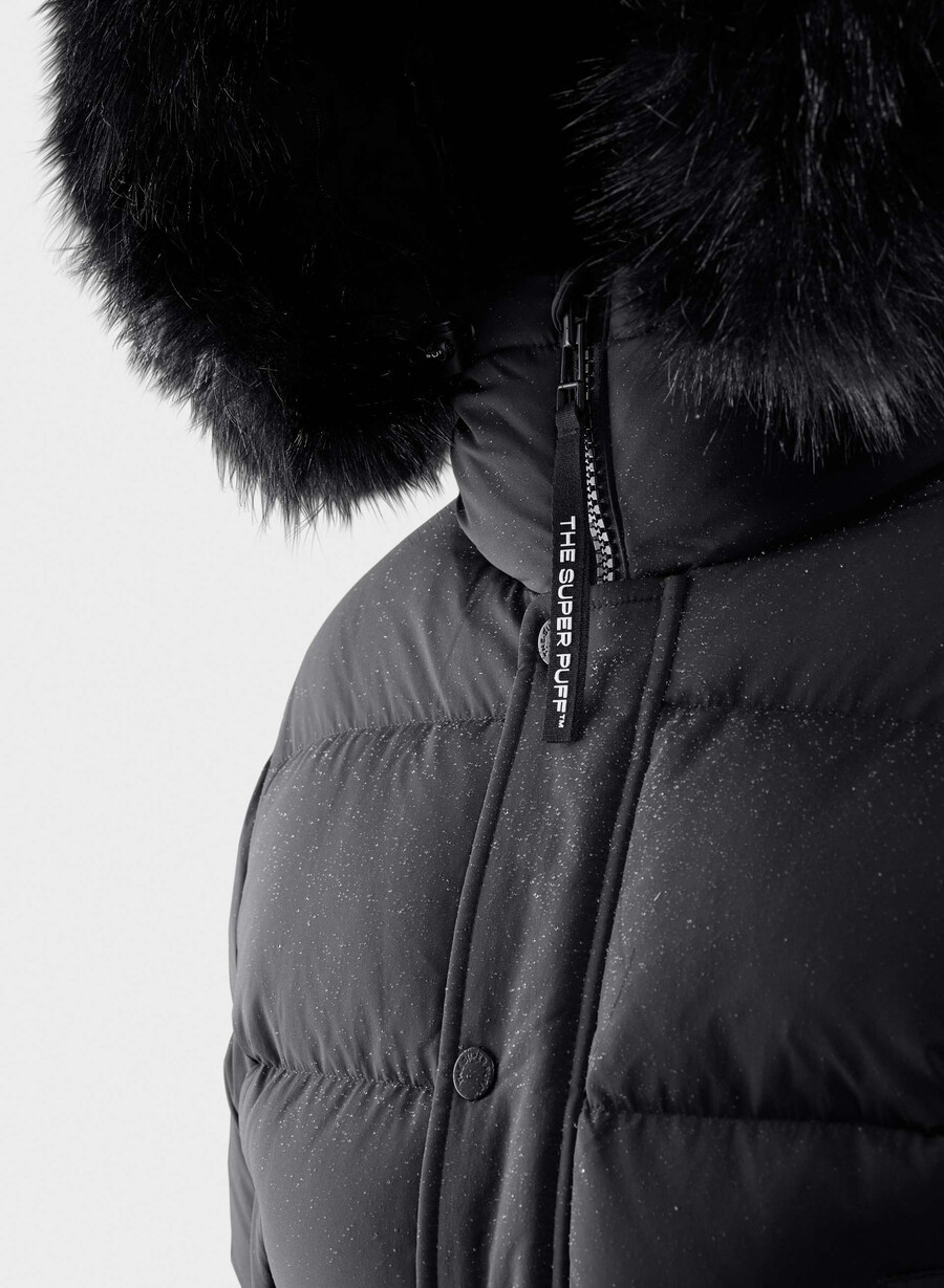super chalet puff – climatte svartsvart