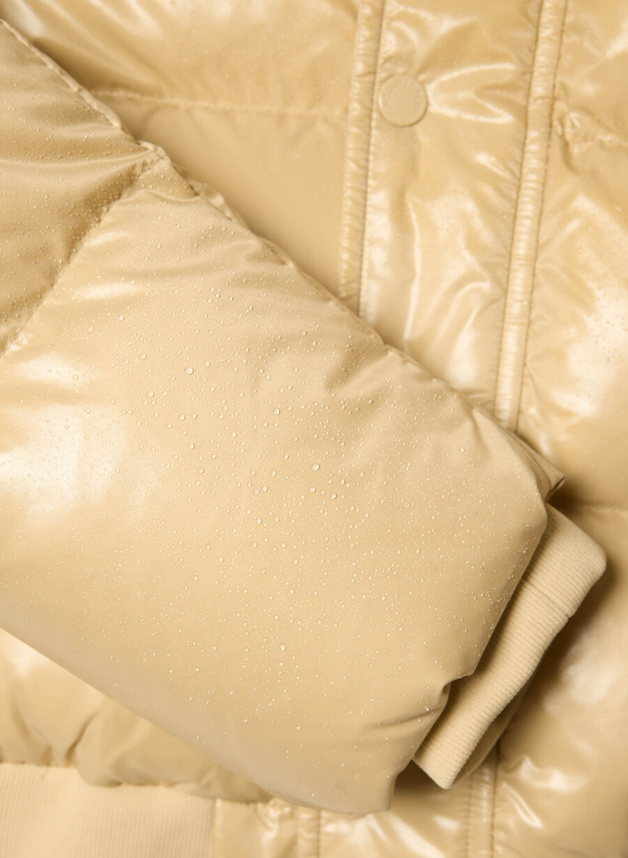 super chalet puff – høyglans mica bg lynx bg