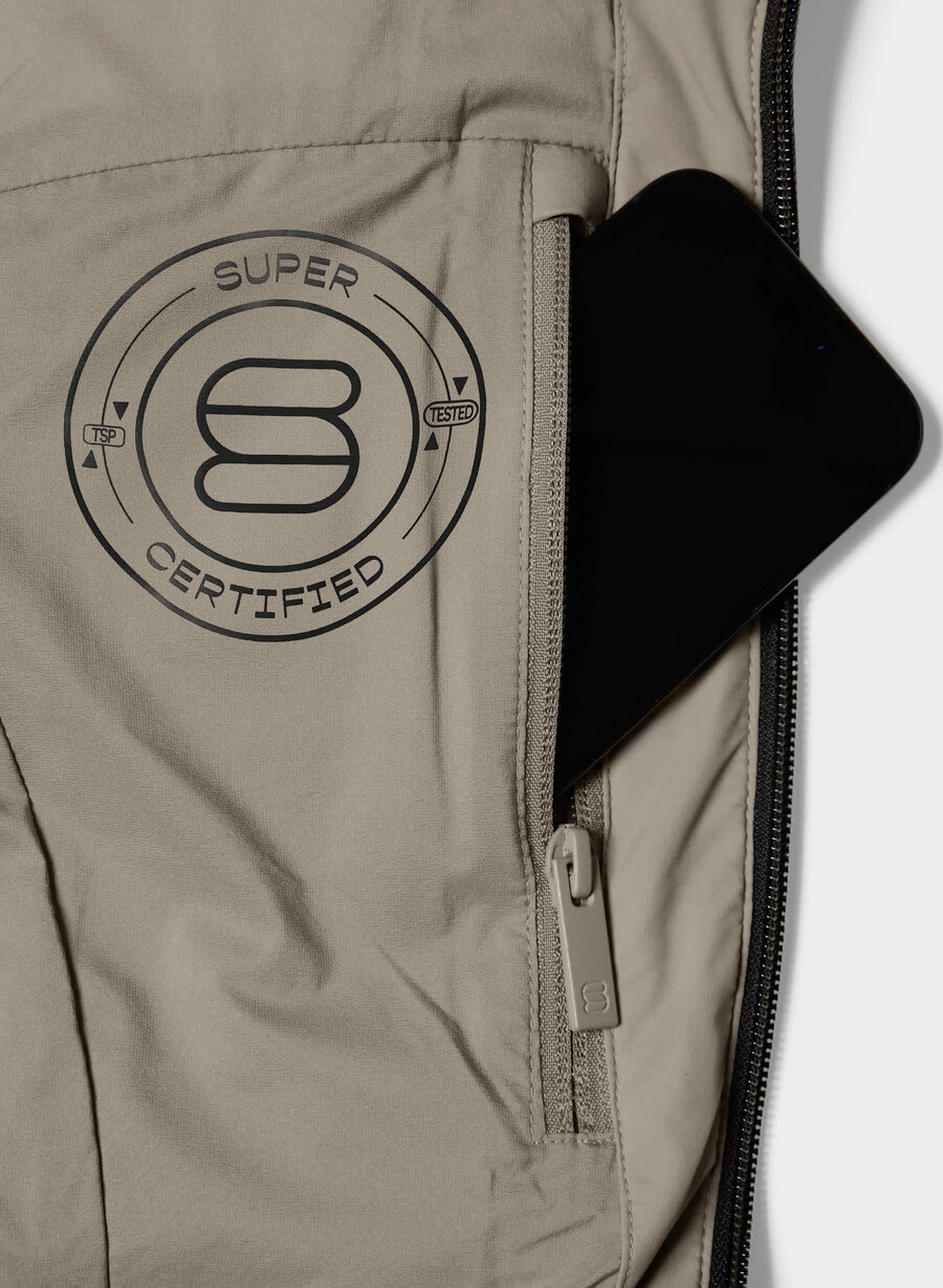 supersnug puff₂o – rainstop moderne taupe