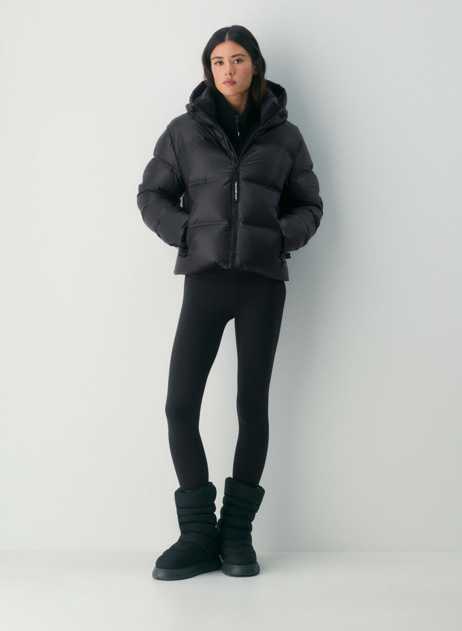 super powder puff shorty – powderdri svart